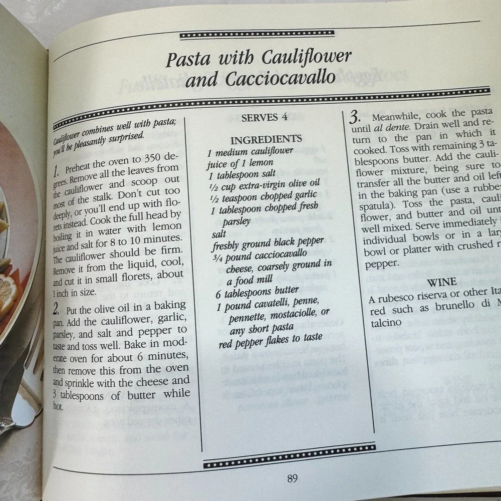 Vintage Cookbook The Joy Of Pasta Comfort Cookbook By Famularo Louise‎ Imperiale